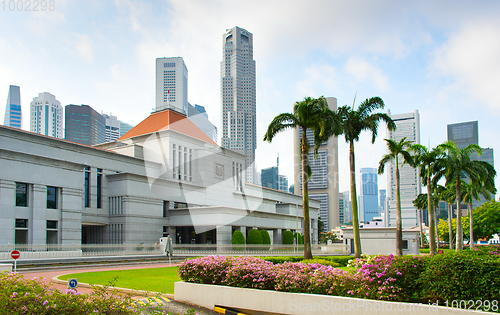 Image of Parliament building of Singapore