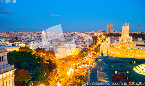 Image of Skyline of Madrid, Spain