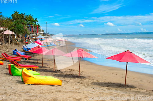 Image of Bali ocean beach, Indonesia