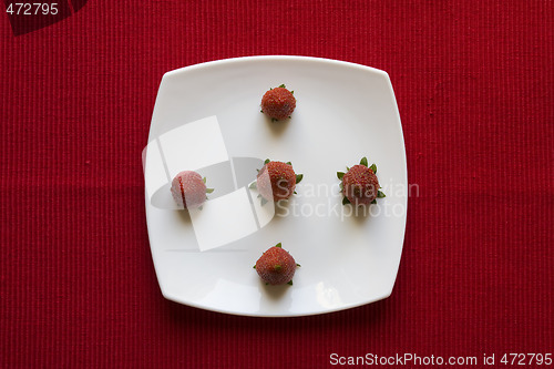 Image of Strawberry in a plate