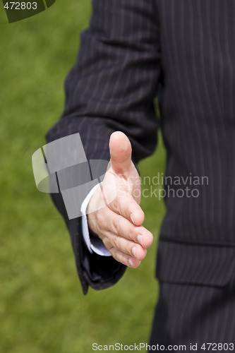 Image of businessman handshake