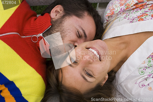 Image of Couple showing its love