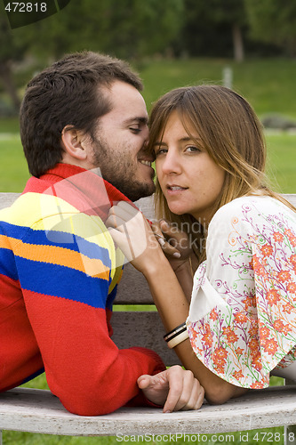 Image of Couple showing its love