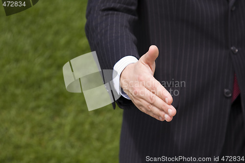 Image of businessman handshake