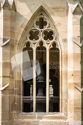 Image of window of the monastery Maulbronn south Germany