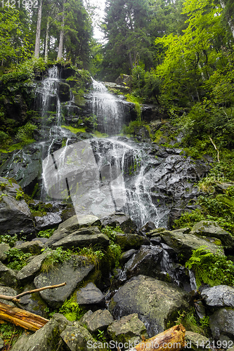 Image of Zweribach waterfalls south Germany