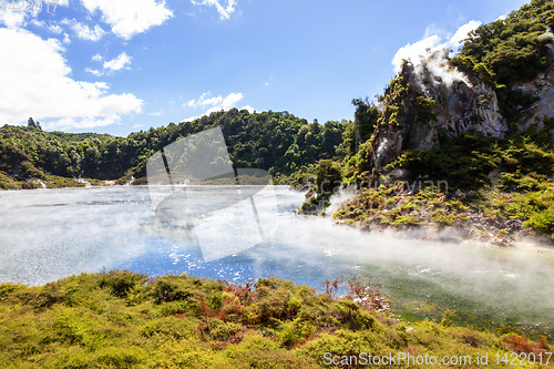 Image of volcanic activities at waimangu