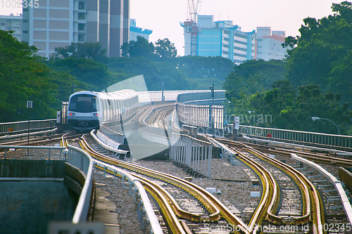 Image of Metro train Singapore