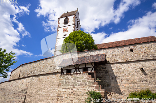 Image of Fortified church at Bergfelden south Germany