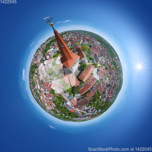 Image of little planet from Weissach Germany