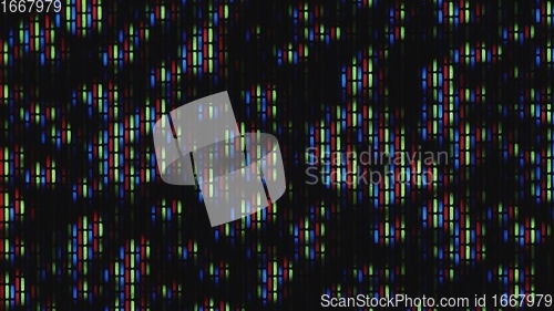 Image of Macro shot of TV LCD matrix