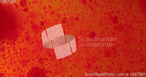 Image of Small red blood cells in fluid