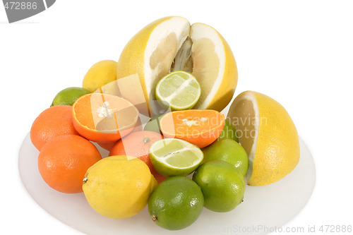 Image of Fruits on a plate