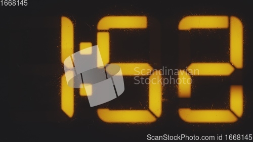 Image of Digital counter counting from 1 to 10