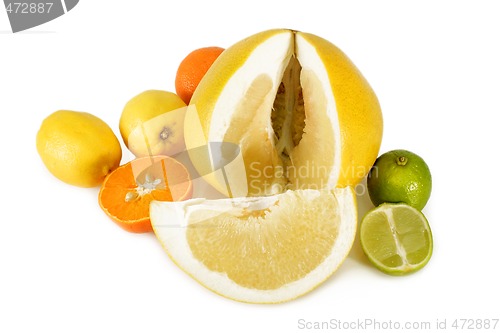 Image of Sliced pomelo
