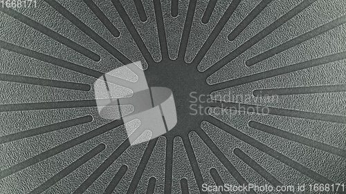 Image of Abstract rotating metallic background closeup footage