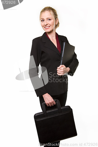 Image of Blond business woman