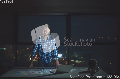 Image of young male engineer on construction site