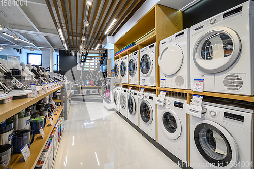 Image of Interior of premium domestic appliance store