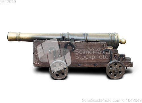 Image of Medieval brass cannon