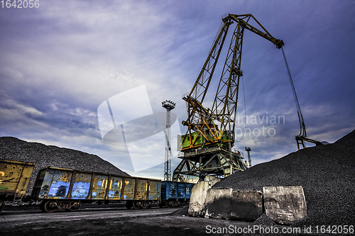 Image of Port Crane in Coal Port