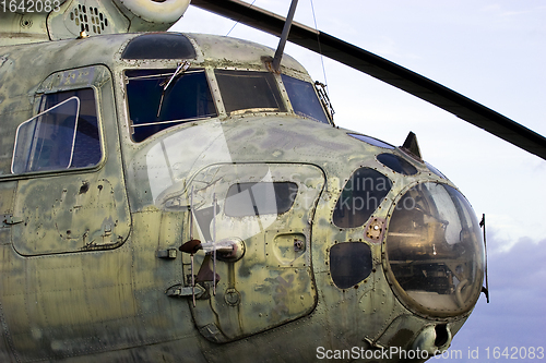 Image of Old Soviet helicopter