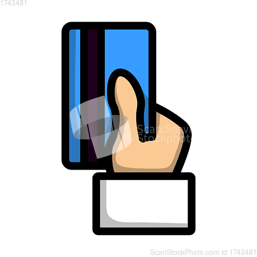 Image of Hand Hold Crdit Card Icon