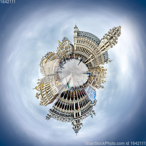 Image of Brussels grand place panorama