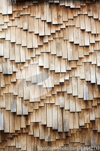 Image of Wooden shingles texture