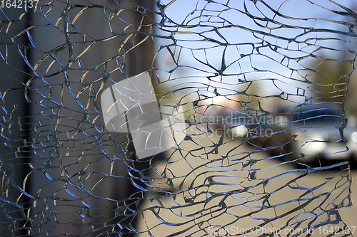 Image of Broken glass texture