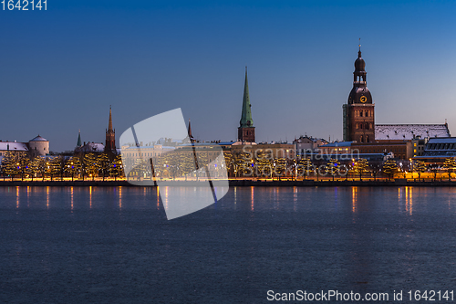 Image of Riga Old Town skyline