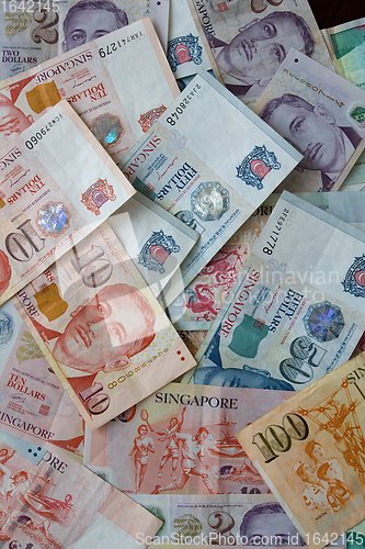 Image of Singapore dollars