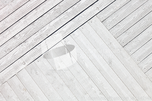 Image of White rustic wooden planks background