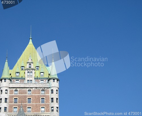 Image of chateau frontenac, quebec, canada