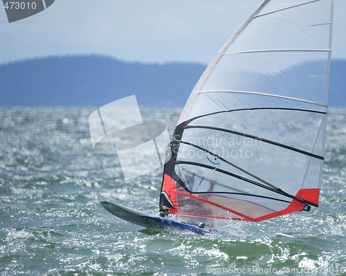 Image of Sailboard in a breeze