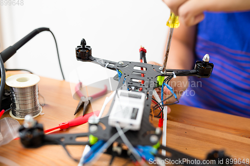 Image of Flying Drone installation