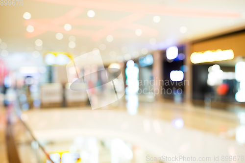 Image of Blur view of shopping mall