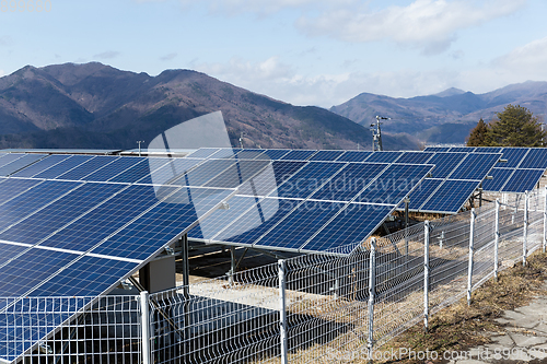 Image of Solar energy panel power plant