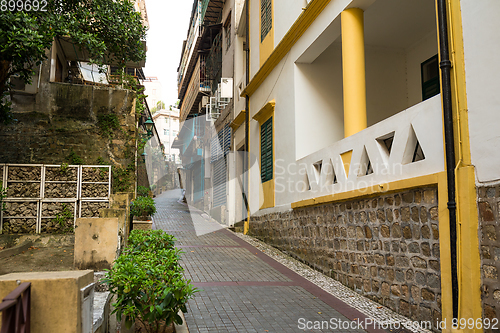 Image of Macau old town city