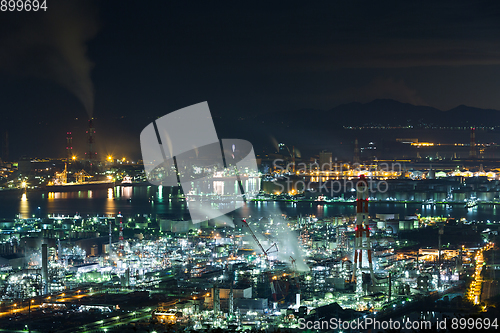 Image of Mizushima coastal industrial area in Japan