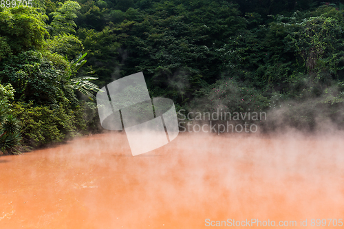 Image of Blood pond hell in Beppu