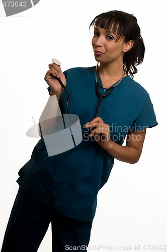 Image of Nurse with a stethoscope