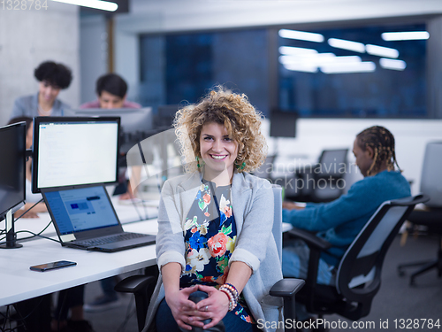 Image of portrait of young female software developer