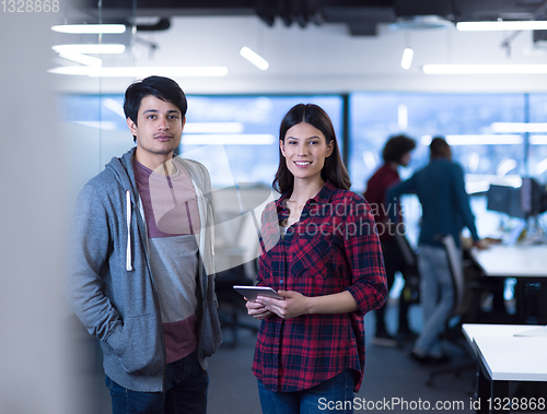 Image of Portrait of young successful Business couple