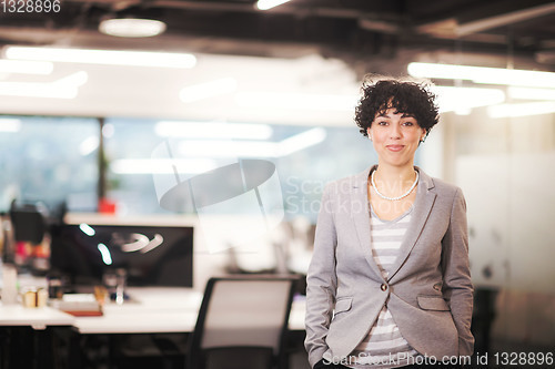 Image of Portrait of successful female software developer