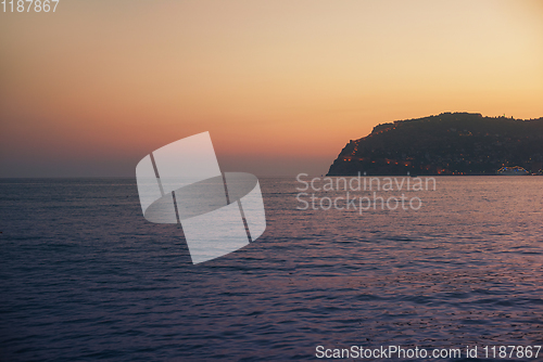 Image of Evening at Alanya coast
