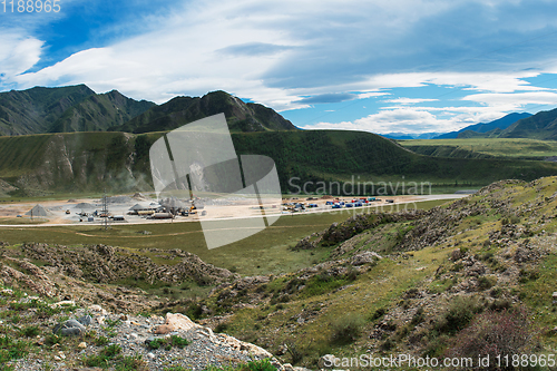 Image of Stone factory in mountains
