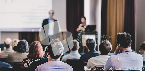 Image of Audience in the lecture hall.