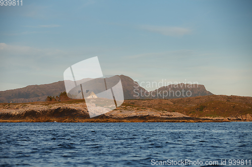 Image of Beautiful view on norwegian fjords