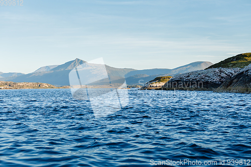 Image of Beautiful view on norwegian fjords